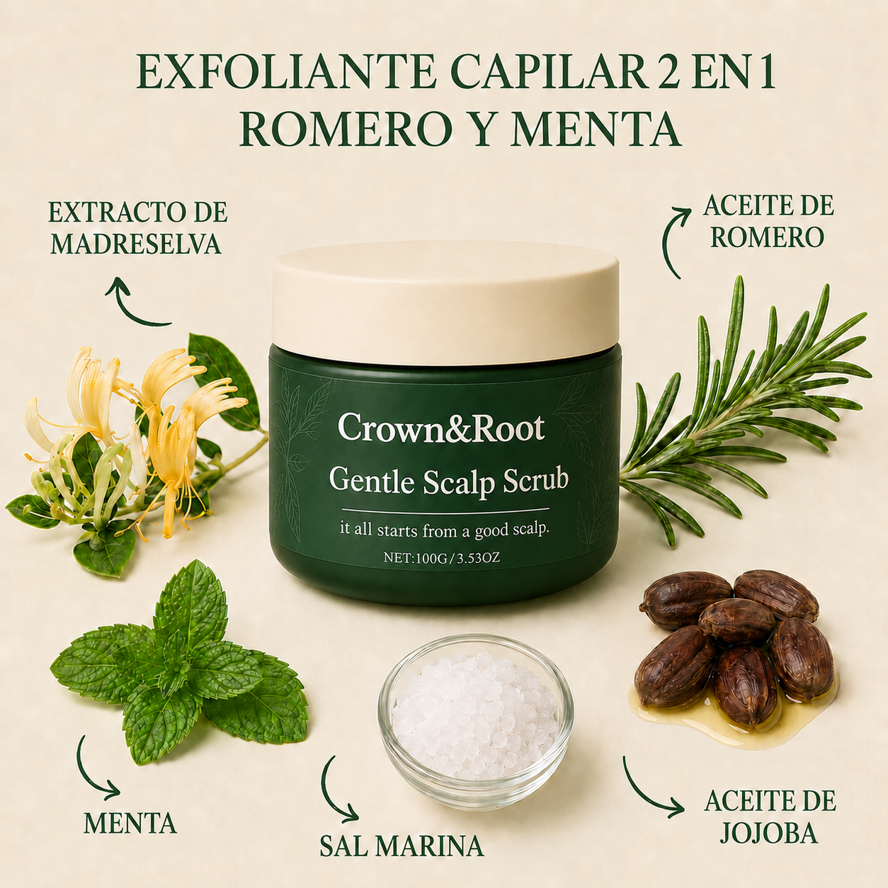 Raíz Clara™ Tratamiento Botánico Capilar